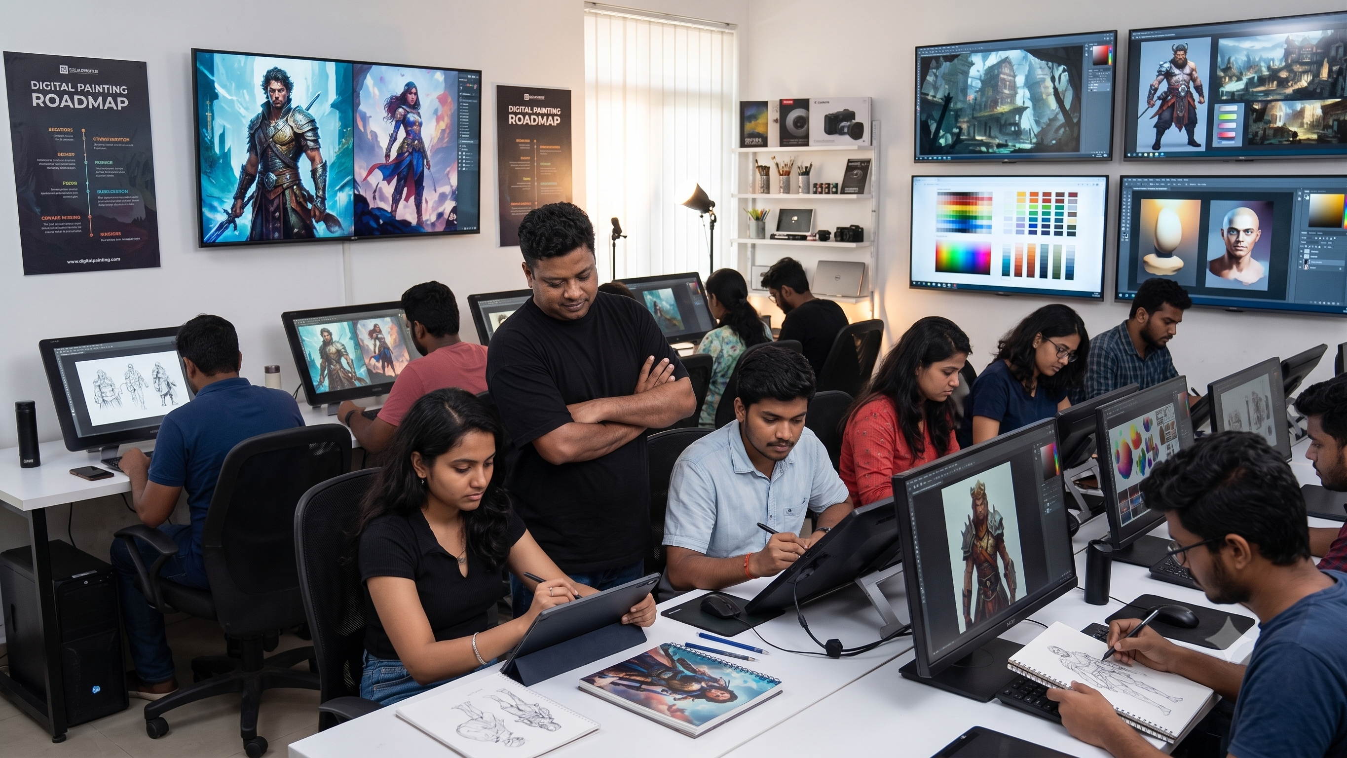 Digital Painting Roadmap – From Beginner to Professional Artist Master the Skills, Tools, and Techniques Needed to Become a Professional Digital Artist